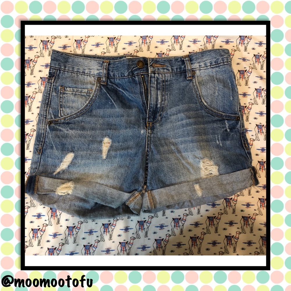 Forever 21 denim shorts